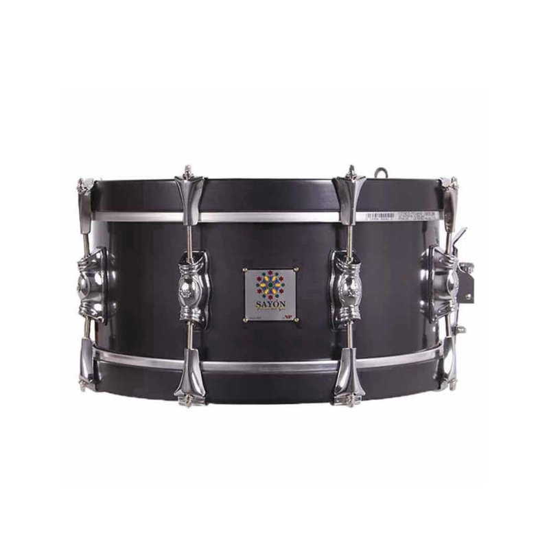 NP Tambor Sayón Pasión del Sur Tintado Cromo 30x16 cm. Negro