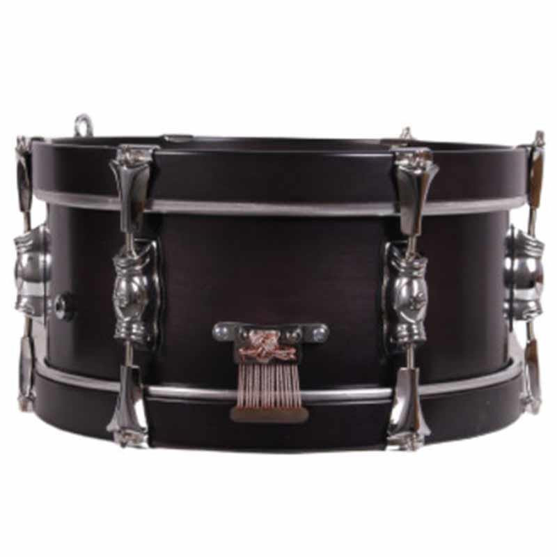 NP Tambor Sayón Pasión del Sur Tintado Cromo 30x16 cm. Negro