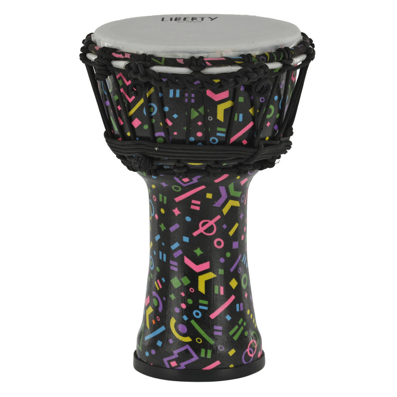 Gewa Djembé Liberty Series Rope Tuned 7" Crazy Neon
