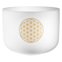 Meinl Sonic Energy PCSB16FOL Crystal Singing Bowl Flower of Life 16" C3 128Hz