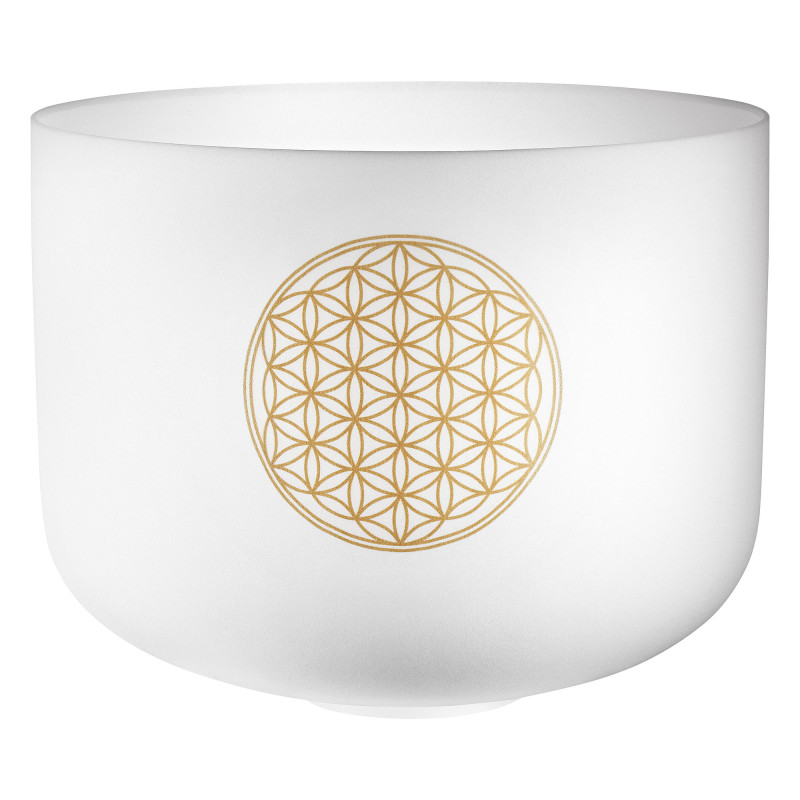 Meinl Sonic Energy PCSB16FOL Crystal Singing Bowl Flower of Life 16" C3 128Hz
