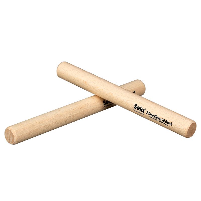 Sela SE-283 Claves 2-Tone Claves 20 Beech