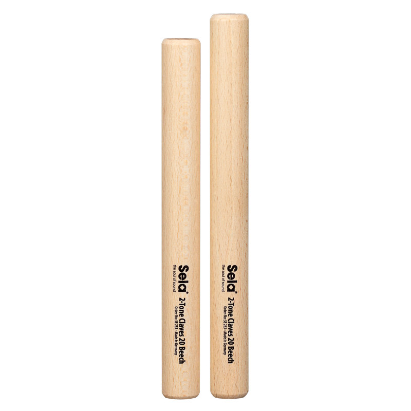 Sela SE-283 Claves 2-Tone Claves 20 Beech