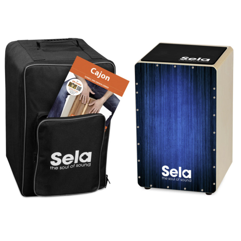 Sela SE-062 Cajon Varios Bundle Blue