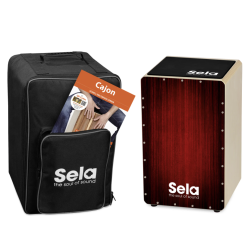 Sela SE-060 Cajon Varios Bundle Red