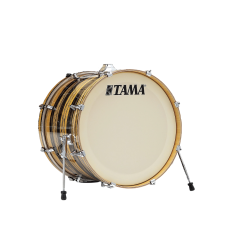 Tama Superstar Classic 18x14" Bass Drum Natural Ebony Tiger