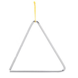 Ortola Triángulo Acero 16 cm. con Batidor