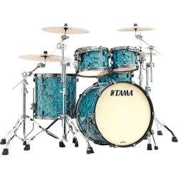 Tama Starclassic Maple Standard Turquoise Pearl (Smoked Black Nickel)