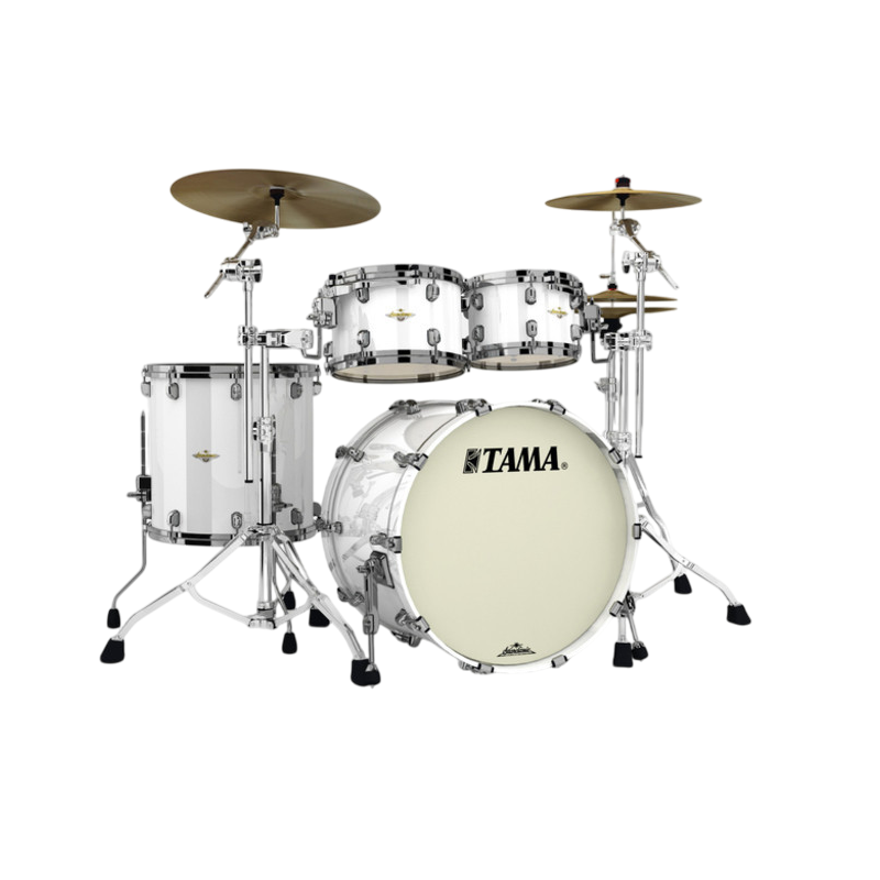 Tama Starclassic Maple Standard Piano White (Black Nickel)