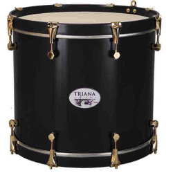 NP Timbal Triana 45x34 cm. Negro Herrajes Dorados