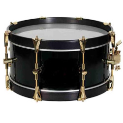 NP Tambor Triana 35x16 cm. Negro Herrajes Dorados