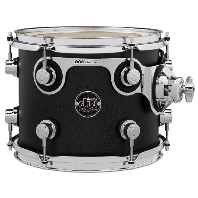 DW Performance Tom 10x08" Charcoal Metallic