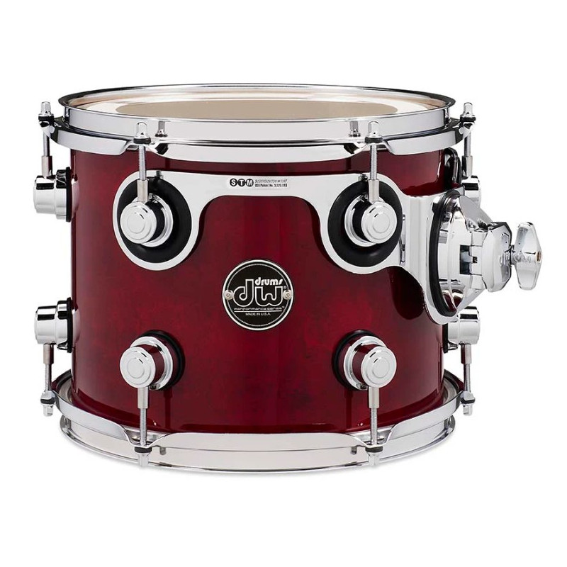 DW Performance Tom 10x08" Cherry Stain
