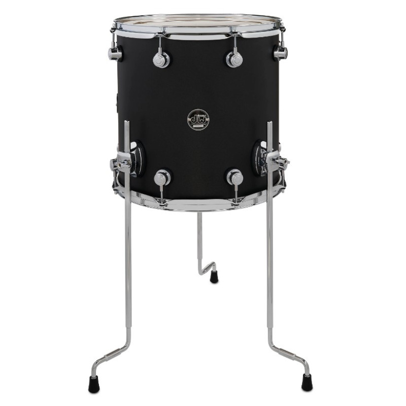 DW Performance Floor Tom 14x14" Charcoal Metallic