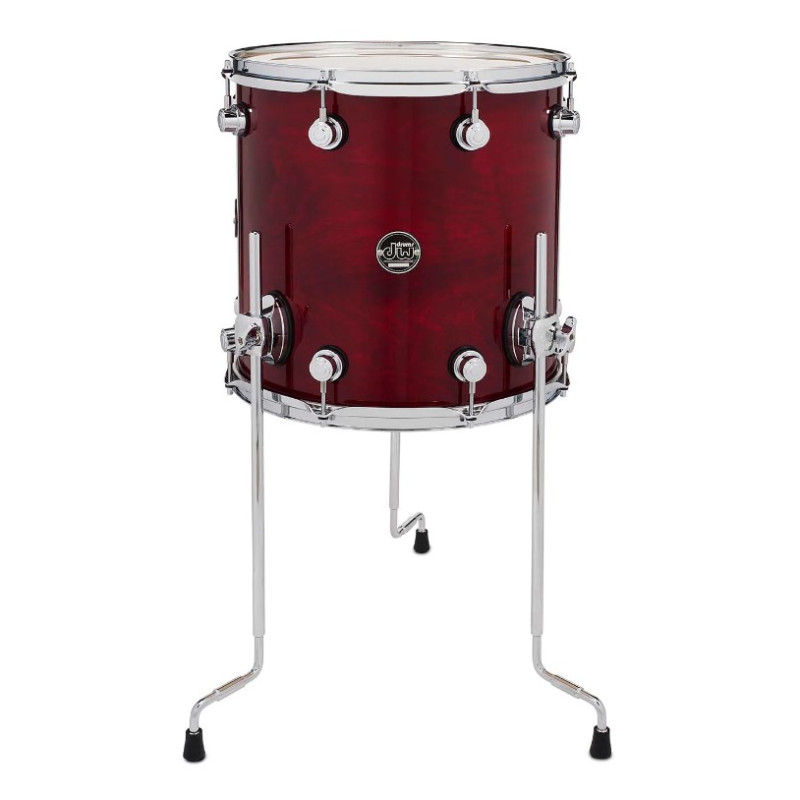 DW Performance Floor Tom 14x14" Cherry Stain