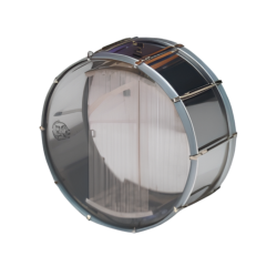 Samba 977SM Caja Doble Bordón Acero Inoxidable 15x7.5"