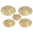 Obera Set Platos 10+14"+16"+18"+20" Silent Cymbal Acabado Brass