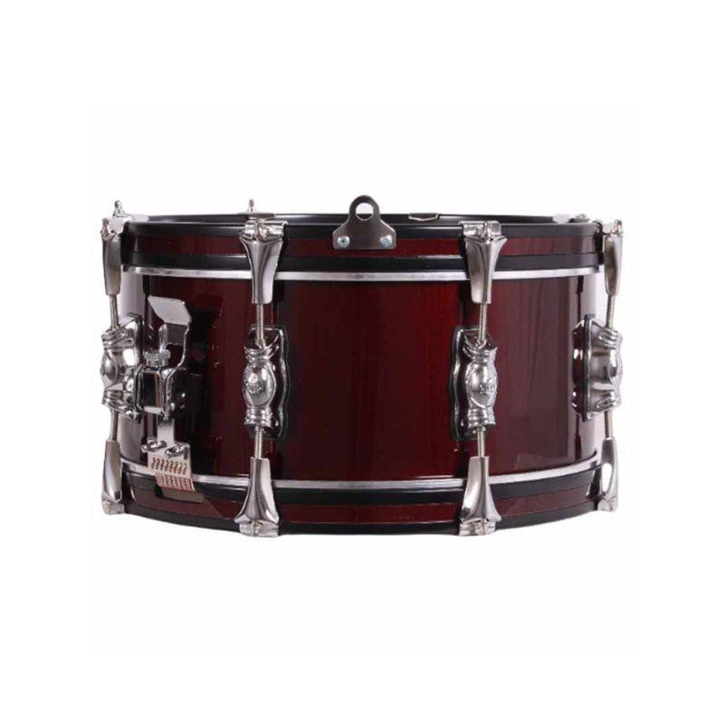 NP Tambor Sayón Pasión del Sur Forrado Cromo 35x14 cm. Rojo Vino