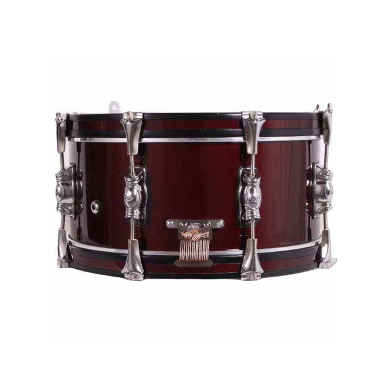 NP Tambor Sayón Pasión del Sur Forrado Cromo 35x14 cm. Rojo Vino