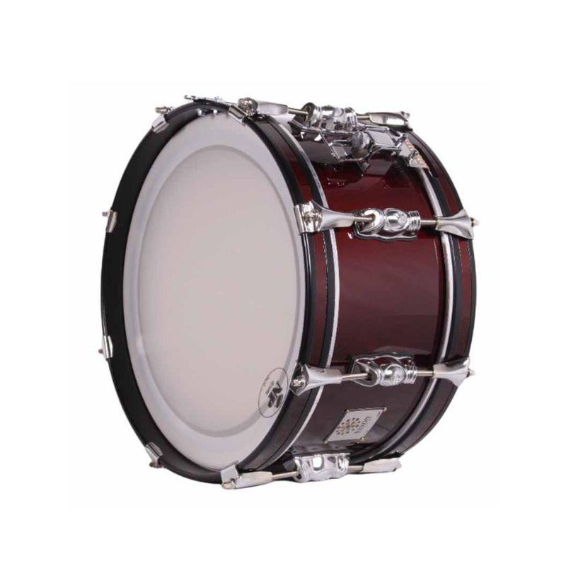 NP Tambor Sayón Pasión del Sur Forrado Cromo 35x14 cm. Rojo Vino
