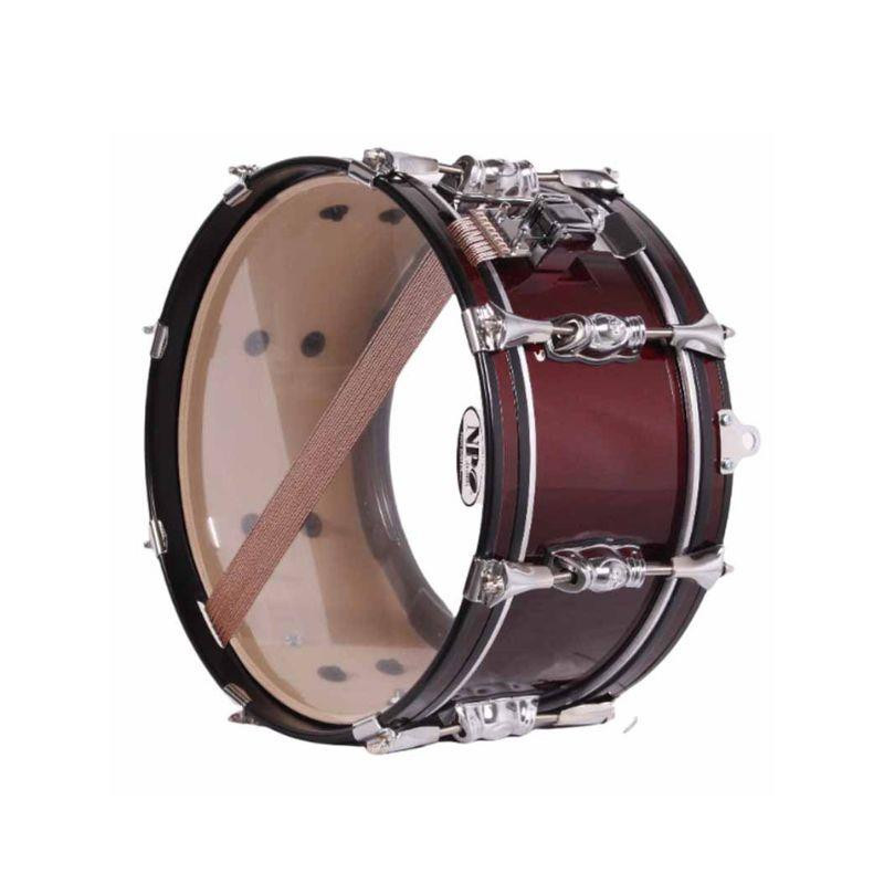 NP Tambor Sayón Pasión del Sur Forrado Cromo 35x14 cm. Rojo Vino