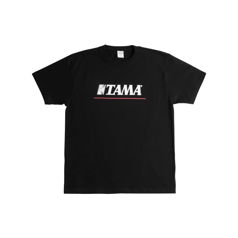 Tama T-Shirt Logo Redline Bk L