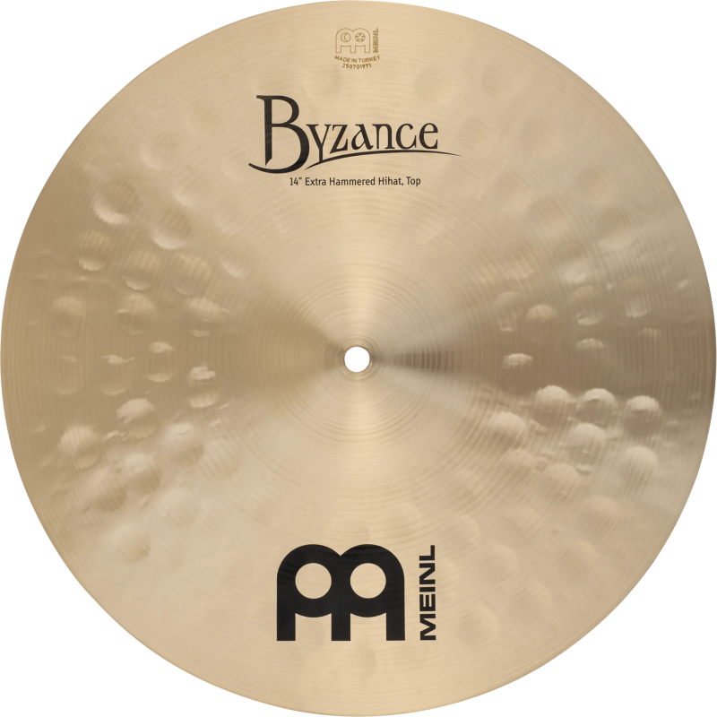 Meinl Hi Hat 14" Byzance Traditional Extra Hammered B14EHH