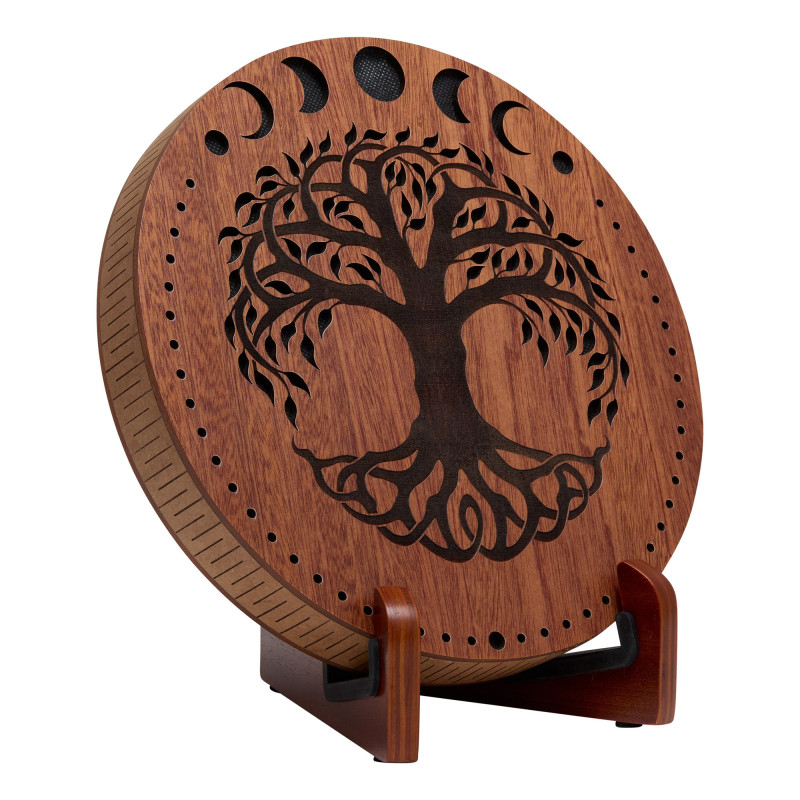 Meinl Sonic Energy RDS10MTOL 10" Rain Disk Stream Sound Moon Phases & Tree of Life Carving