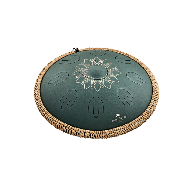 Meinl Sonic Energy OSTD4DGE Steel Tongue Drum 16" F Menor Dark Green