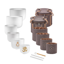 Meinl Sonic Energy CSBSETOM6 Crystal Singing Bowl Set