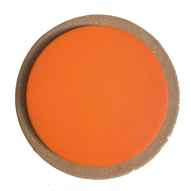 Jinbao JBP08A Caja Sorda 8" Naranja con Soporte