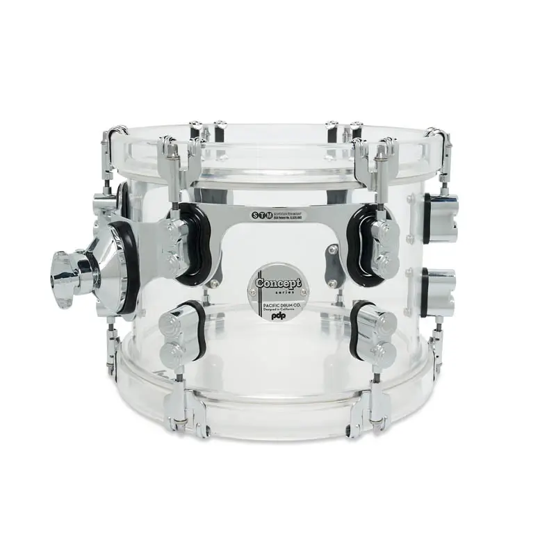 PDP by DW Concept Series Tom 10x7" Clear Acrylic