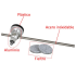 Santafé SJ1575 Bass Drum Beater Black