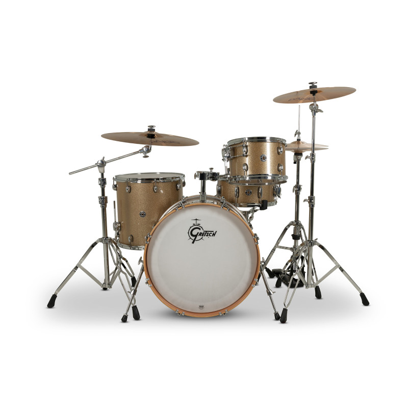 Gretsch Catalina Club Standard Rock II Sahara Sparkle + Snare