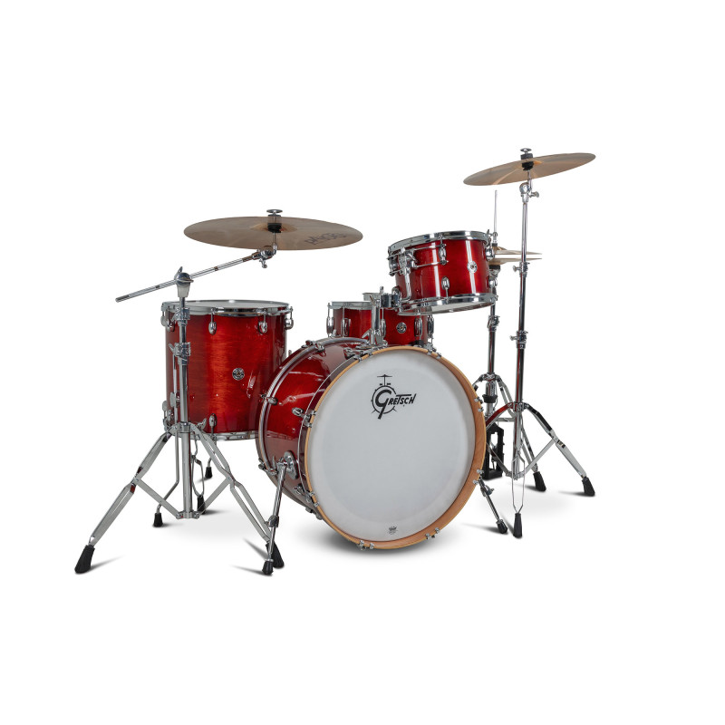 Gretsch Catalina Club Standard Rock II Gloss Crimson Burst + Snare