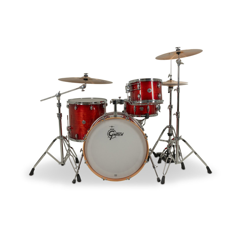 Gretsch Catalina Club Standard Rock II Gloss Crimson Burst + Snare