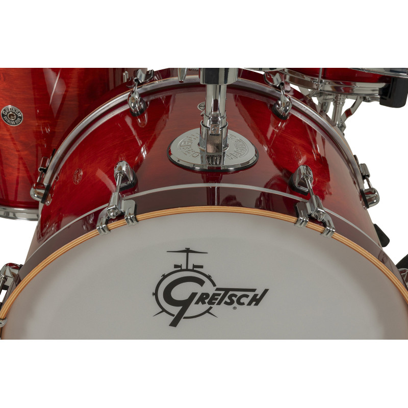 Gretsch Catalina Club Standard Rock II Gloss Crimson Burst + Snare