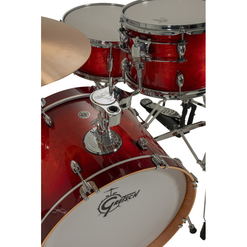 Gretsch Catalina Club Standard Rock II Gloss Crimson Burst + Snare
