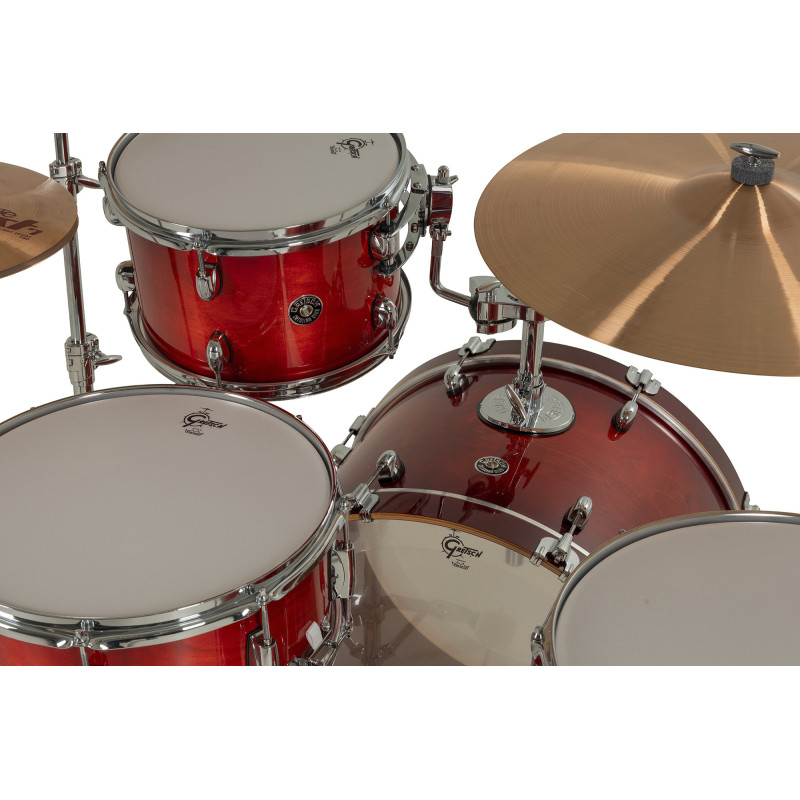Gretsch Catalina Club Standard Rock II Gloss Crimson Burst + Snare