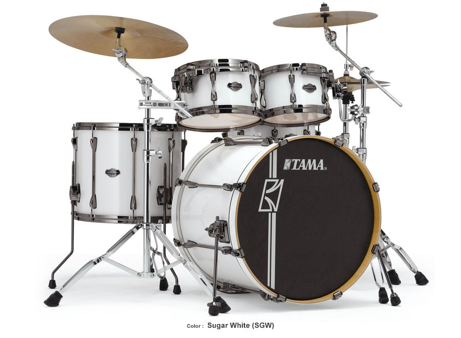 TAMA Superstar Hyper Drive Maple MK52 SGW Sugar White - Acoustic