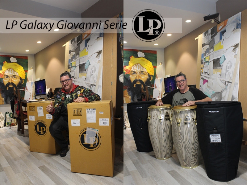 Giovanni　LP806ZAW　Series　Series　Galaxy　Percusion　11.3/4　Giovanni　LP　LP　11.3/4　Conga　Latina　Conga　Individuales　LP　Galaxy　Congas